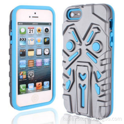 Transformer Combo PC Silicone Cellphone Cover, Suitable for Apple's iPhone 5G